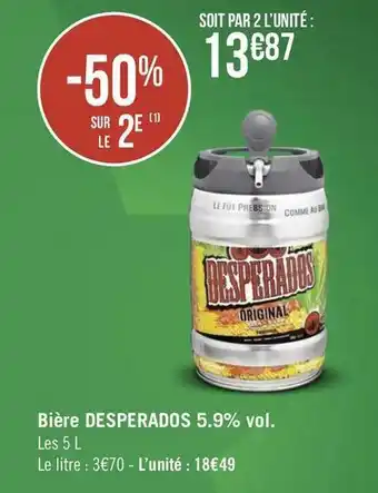 Géant Casino Bière 5.9% vol. offre