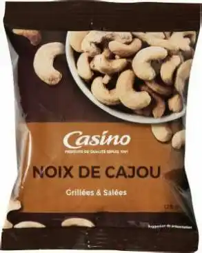 Géant Casino Noix de Cajou Grillées & Salées offre