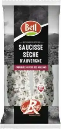 Géant Casino Saucisse courbe IGP Auvergne Label Rouge offre