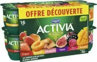 Géant Casino Activia au bifidus aux fruits offre