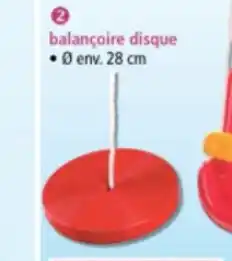 Balançoire disque