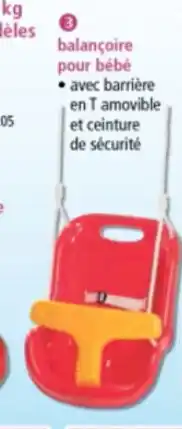 Balançoire pour bébé