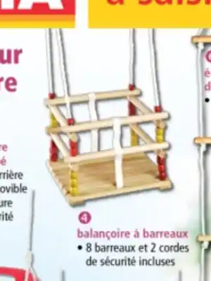 Balançoire à barreaux