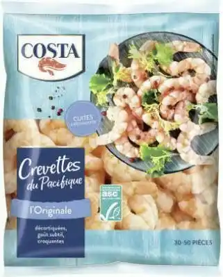 Géant Casino Crevettes du Pacifique L’Originale décortiquées cuites surgelées offre