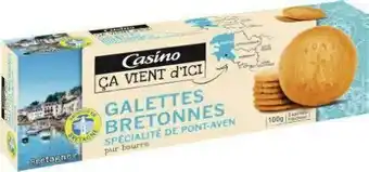 Géant Casino Bon plan sur les galettes bretonne Pont Aven CASINO CA VIENT D’ICI offre