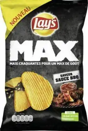 Géant Casino Chips Saveur Sauce BBQ Max offre
