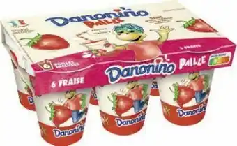 Géant Casino DANONINO paille fraise offre