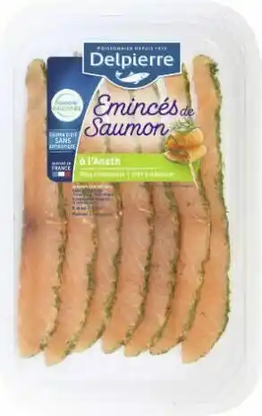 Emincés de saumon à l’aneth