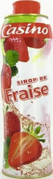 Géant Casino Sirop de Fraise offre