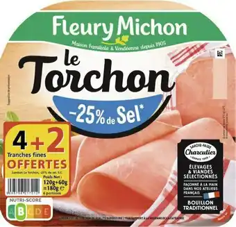 Jambon Le Supérieur - 25 % de Sel Conservation Sans Nitrite