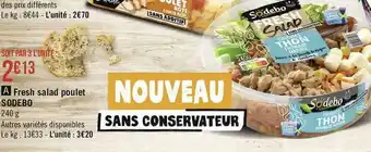 Géant Casino Fresh salad poulet offre