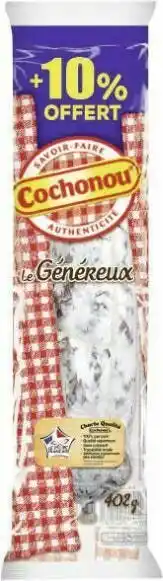 Géant Casino Saucisson le généreux offre