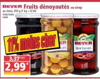 Norma Fruits dénoyautés au sirop offre