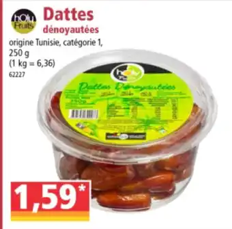 Dattes dénoyautées