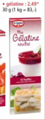 Gélatine