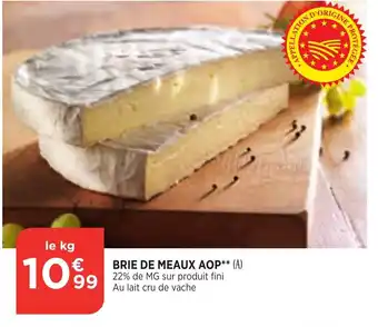 Brie de meaux AOP