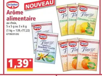 Norma Arôme alimentaire offre