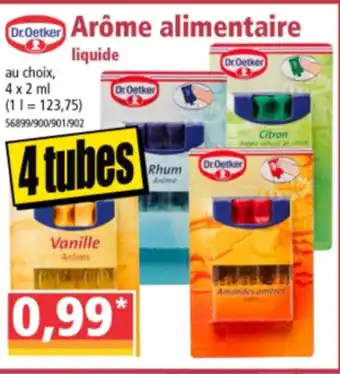 Norma Arôme alimentaire liquide offre