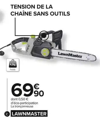 Carrefour Market Lawnmaster tronçonneuse électrique offre