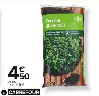 Carrefour Market Carrefour terreau universel offre