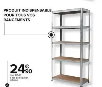 Carrefour Market Étagère charges lourdes 5 tablettes offre