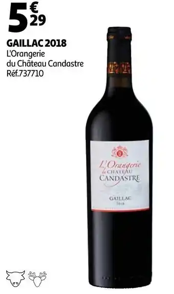 Auchan L'orangerie du château candastre gaillac 2018 offre