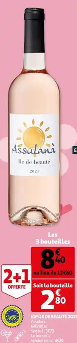 Auchan Assulana igp ile de beauté 2021 offre