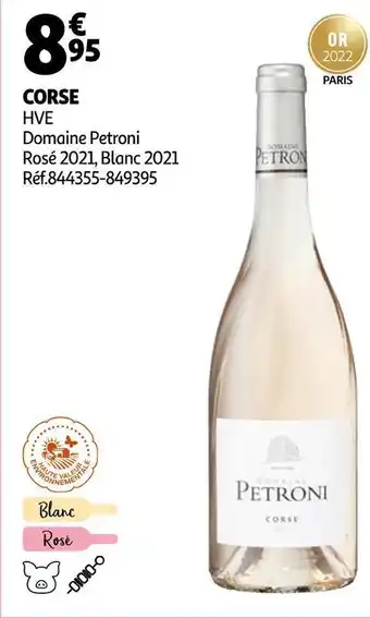 Auchan Domaine petroni corse offre