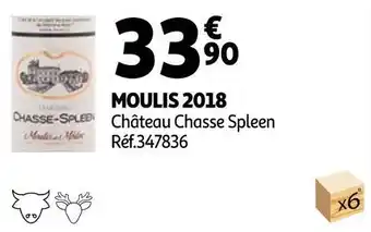 Auchan Château chasse spleen moulis 2018 offre