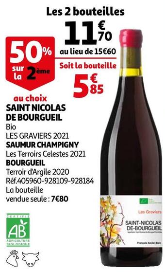 Auchan Saint nicolas de bourgueil offre