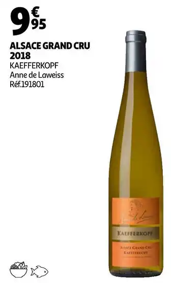 Auchan Kaefferkopf alsace grand cru 2018 offre