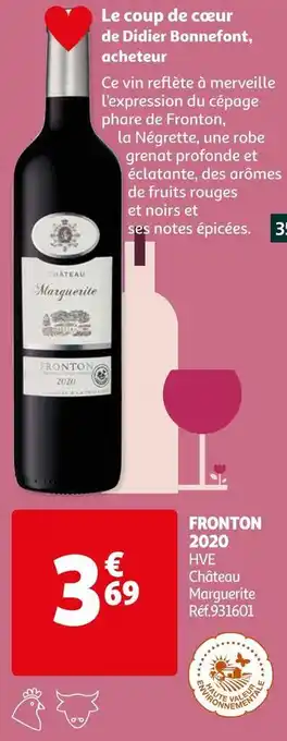 Auchan Château marguerite fronton 2020 offre