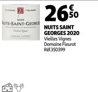 Auchan Domaine fleurot nuits saint georges 2020 offre