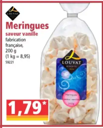 Norma Meringues saveur vanille offre
