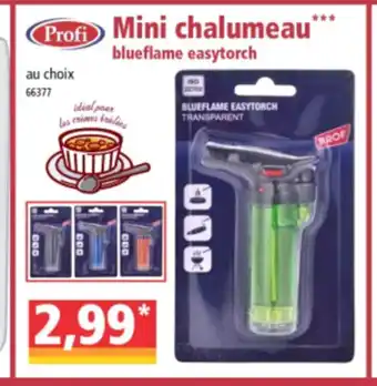 Norma Mini chalumeau blueflame easytorch offre
