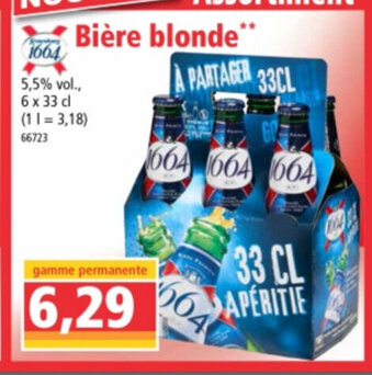 Norma Bière blonde offre