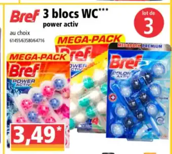 Norma 3 blocs WC power activ offre