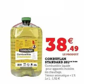 Hyper U Combuflam standard 20l offre