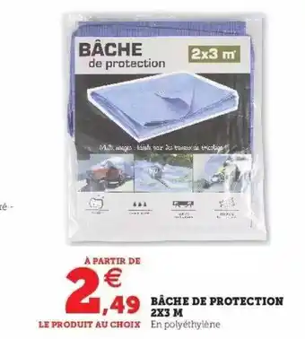 Bâche de protection 2 x 3 m