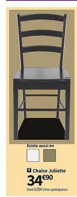Chaise juliette