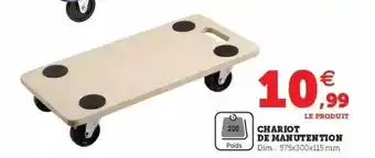 Hyper U Chariot de manutention offre