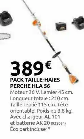 Rural Master Pack taille-haies perche hla 56 offre