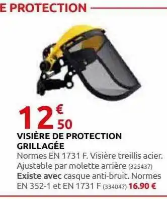 Rural Master Visière de protection grillagée offre