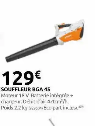 Rural Master Souffleur bga 45 offre