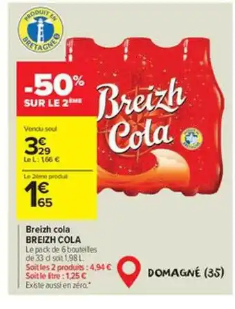 Carrefour Market Breizh cola breizh cola offre