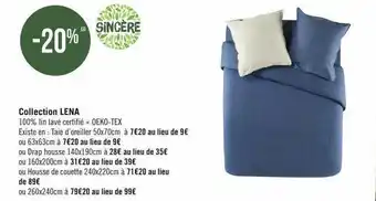 Casino Supermarchés Collection lena sincère offre