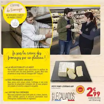 Grand Frais Petit pont-l'évêque aop offre