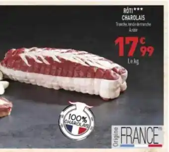 Grand Frais Rôti charolais offre
