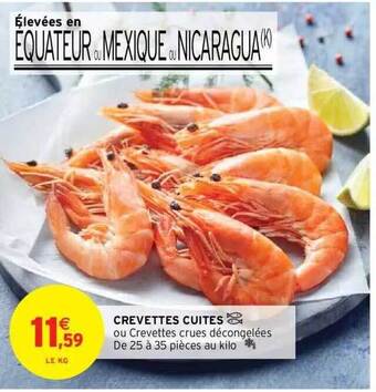 Intermarché Hyper Crevettes cuites offre