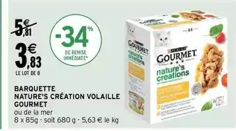 Intermarché Barquette nature's création volaille gourmet offre
